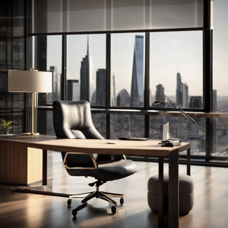 مستشار عقاري يناقش خيارات الشقق مع عميل في مكتب فاخر